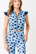 light blue floral