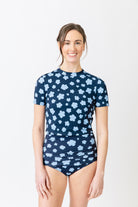 navy blue floral